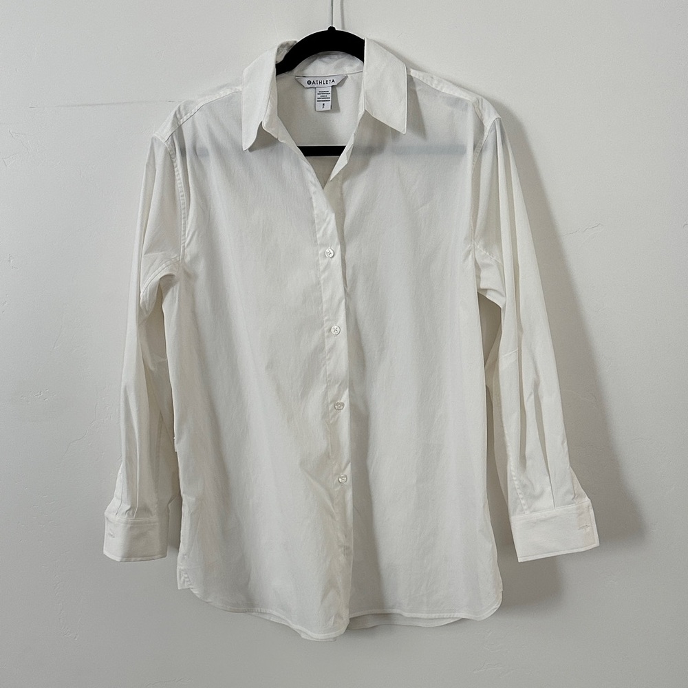 Athleta White Button Down - image 1